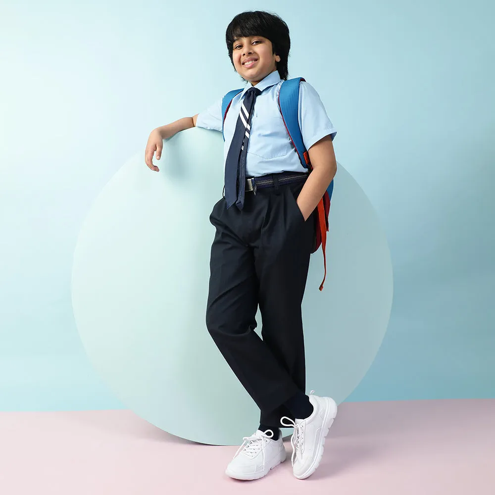 Leap7x White Lacing Uniform School Shoes For Kids SCHLSTAR-L By Liberty