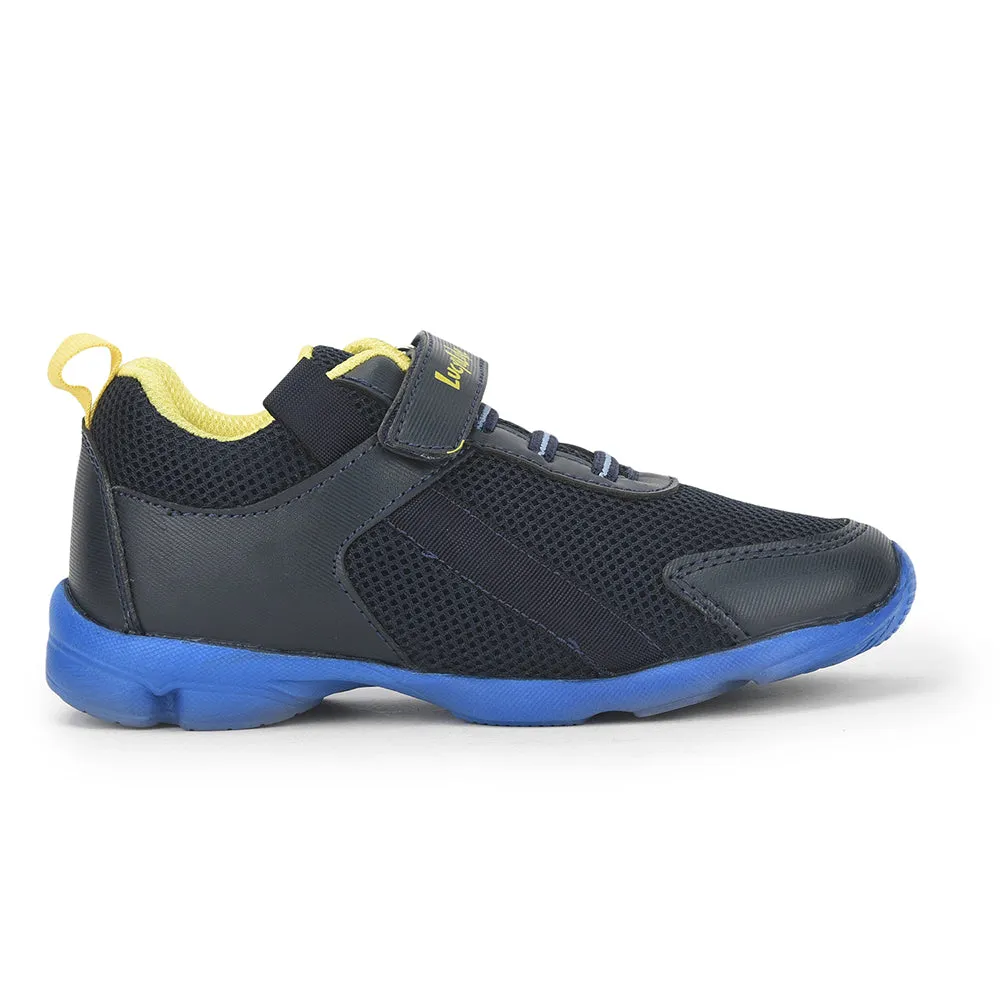 Lucy & Luke (Blue) Casual Non Lacing Shoes For Kids KSN-32 By Liberty