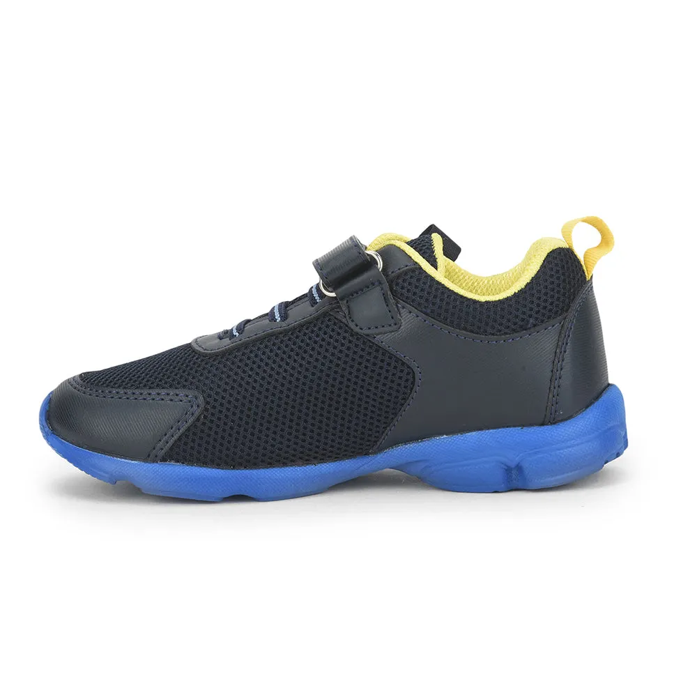 Lucy & Luke (Blue) Casual Non Lacing Shoes For Kids KSN-32 By Liberty