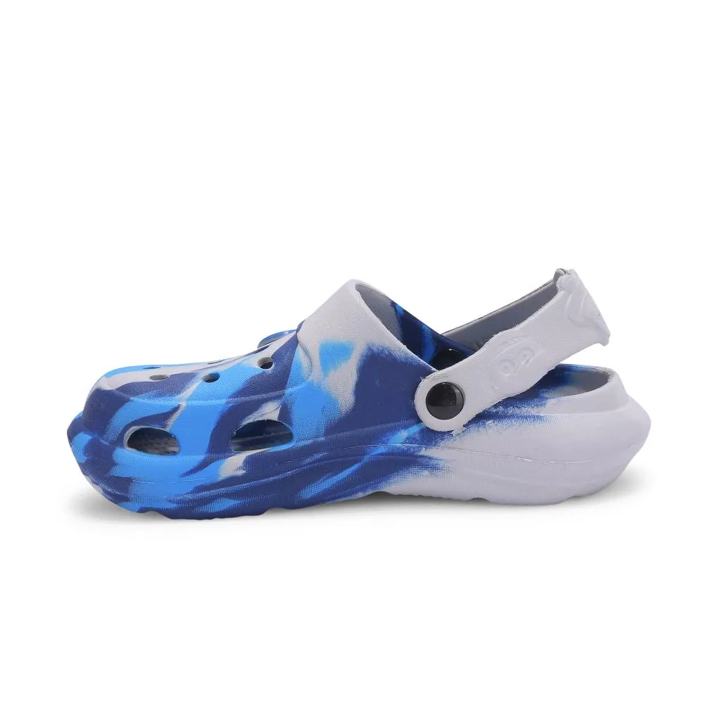 Lucy & Luke Navy Blue Slingback Clogs For Kids ALEX-02E By Liberty