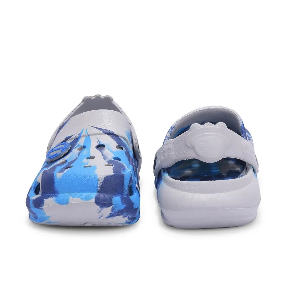 Lucy & Luke Navy Blue Slingback Clogs For Kids ALEX-02E By Liberty
