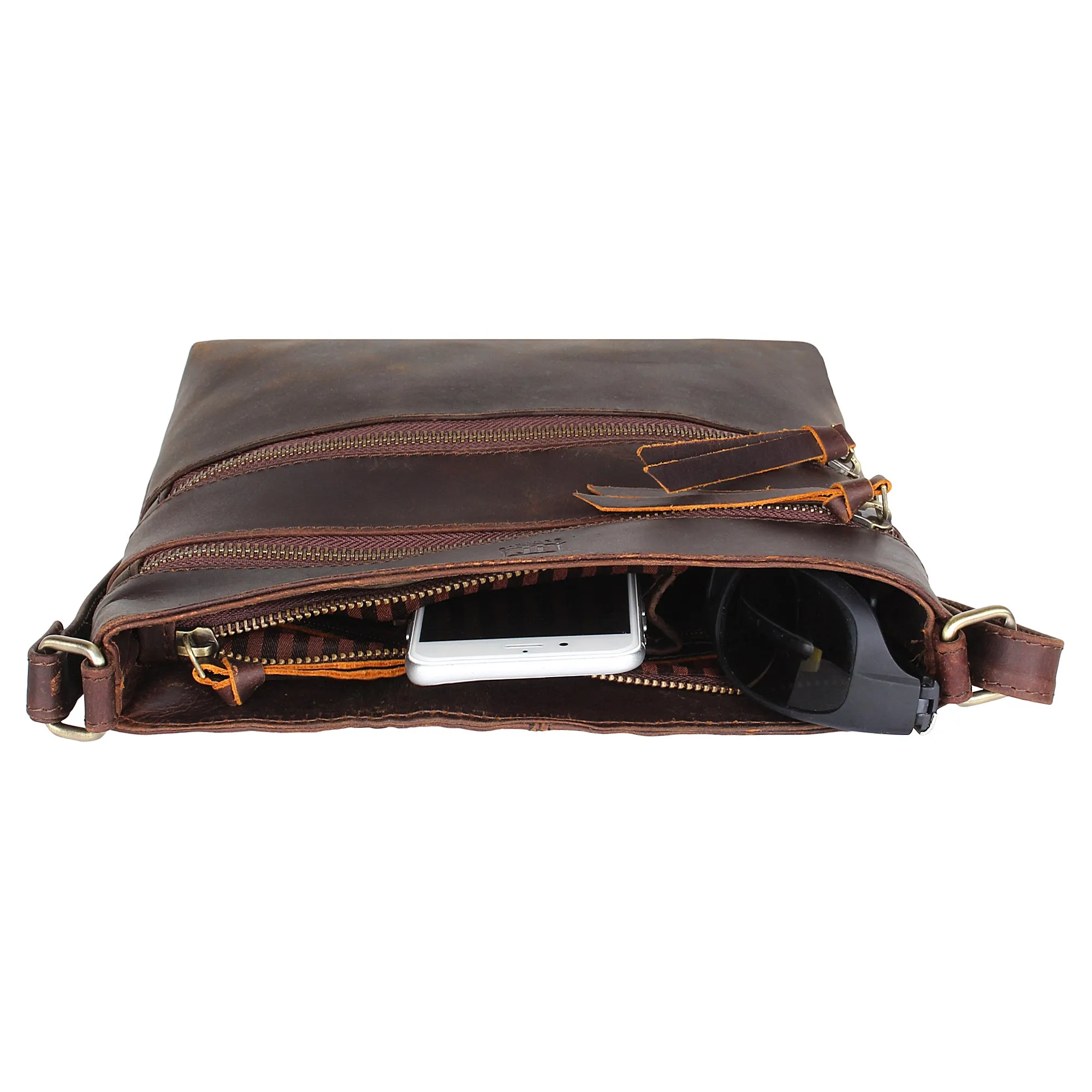 Lucy Leather Sling Women’s Messenger Bag