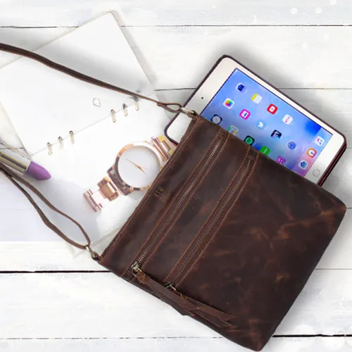 Lucy Leather Sling Women’s Messenger Bag