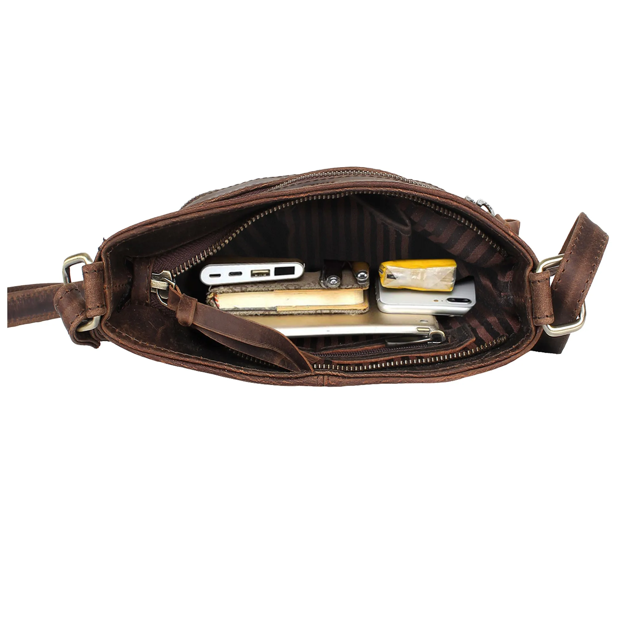 Lucy Leather Sling Women’s Messenger Bag