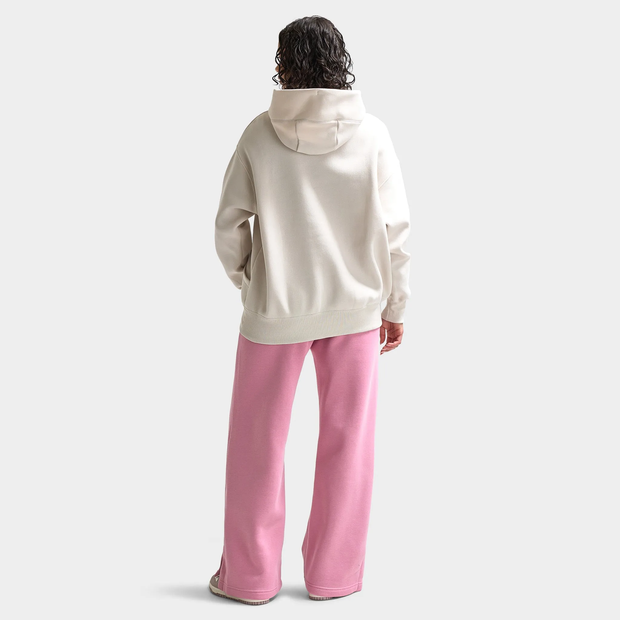 Nike Sportswear Women's Phoenix Fleece Oversized Pullover Hoodie Light Orewood Brown /  Sail