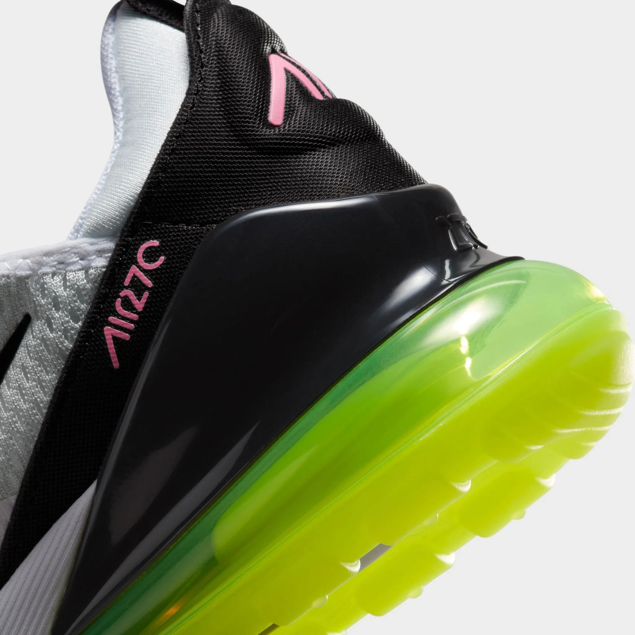 Nike Women's Air Max 270 Pure Platinum / Black - Volt