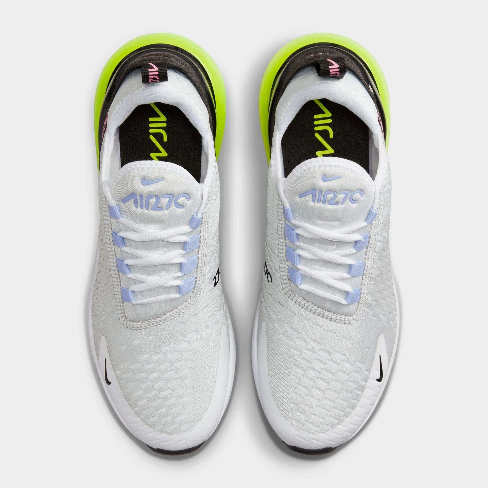 Nike Women's Air Max 270 Pure Platinum / Black - Volt