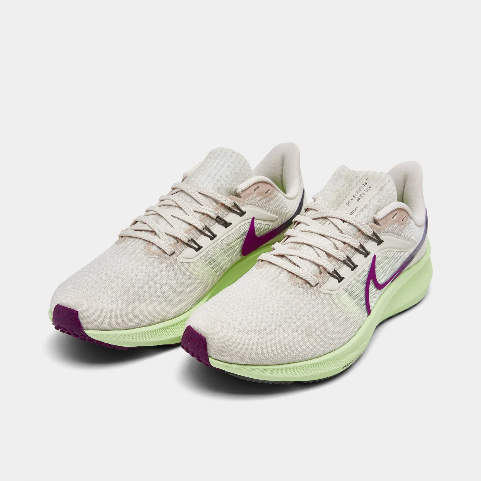 Nike Women's Air Zoom Pegasus 39 Light Orewood Brown / Red Plum - Sail
