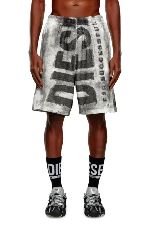 p-bisc Colour bleed Super Logo sweat shorts Deep/Black