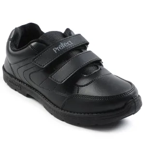 Prefect Black Non Lacing Uniform School Shoes For Kids SCHOOLFUN By Liberty