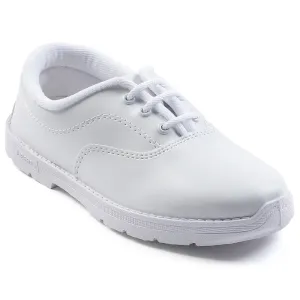 Prefect White Lacing Uniform School Shoes For Kids S/BOY EXCE By Liberty