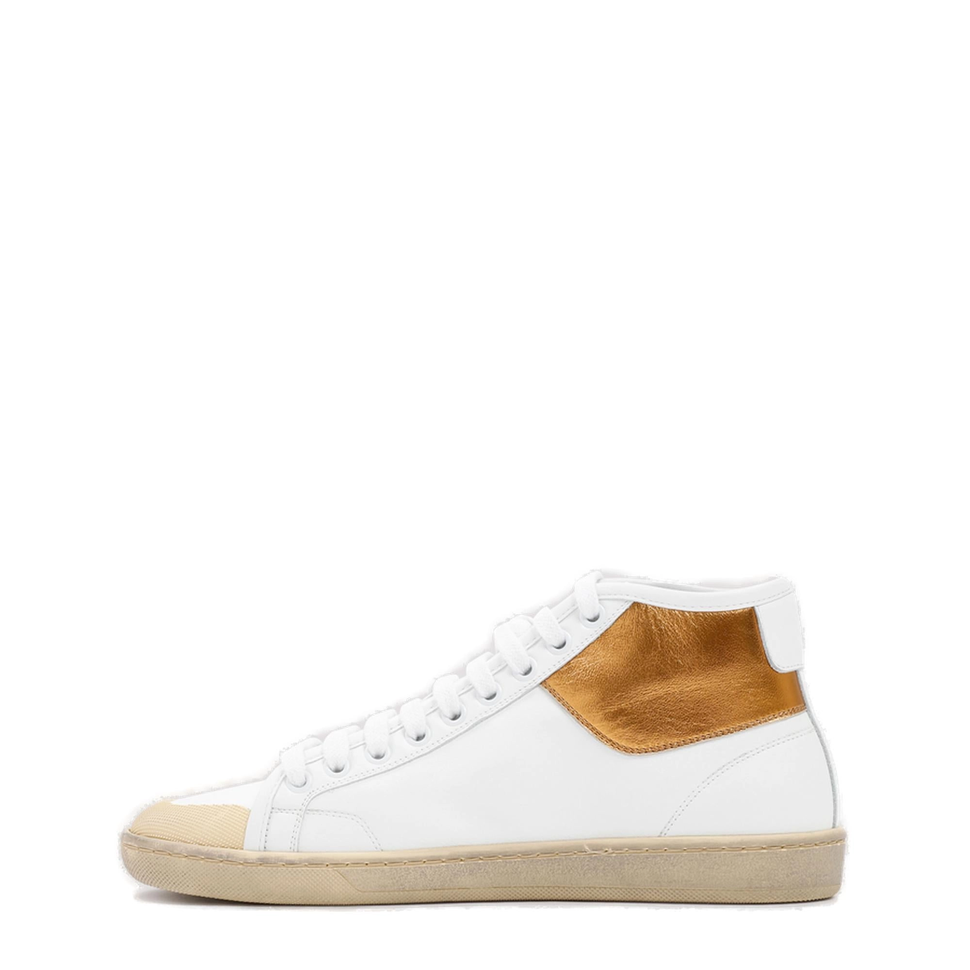 Saint Laurent Court Classic Lace-Up Sneakers