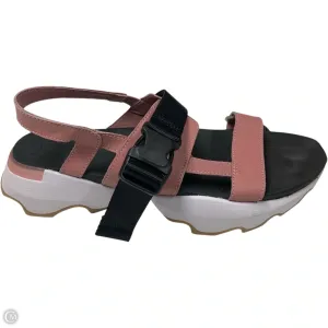 Sandals Sport By Sorel In Black & Pink, Size: 9