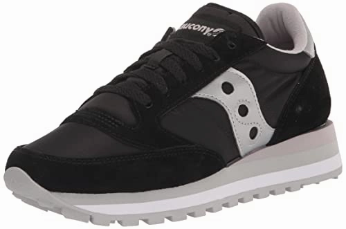 Saucony Damen Jazz Triple Sneaker. schwarz/Silber. 38.5 EU