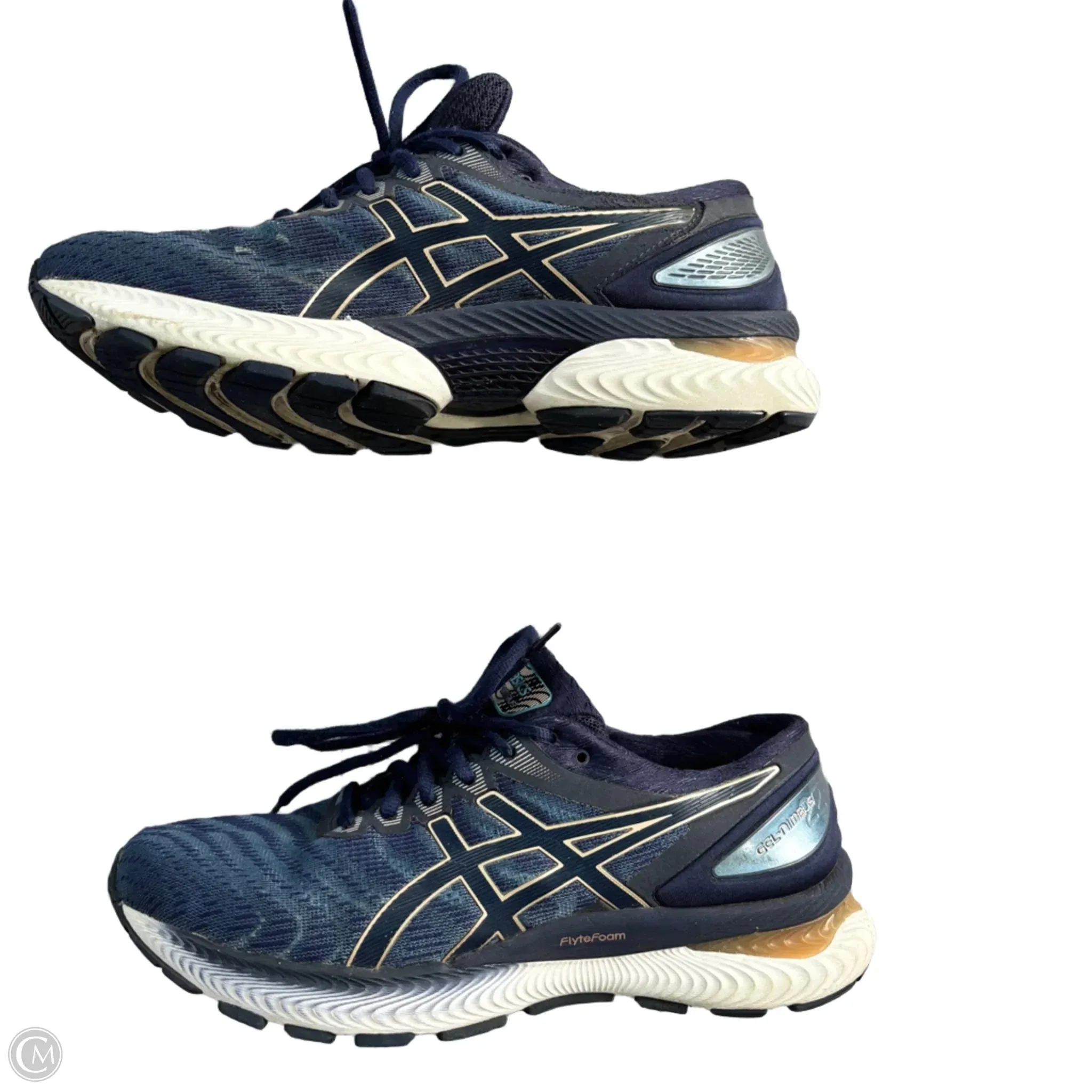 Shoes Athletic By Asics In Navy, Size: 9