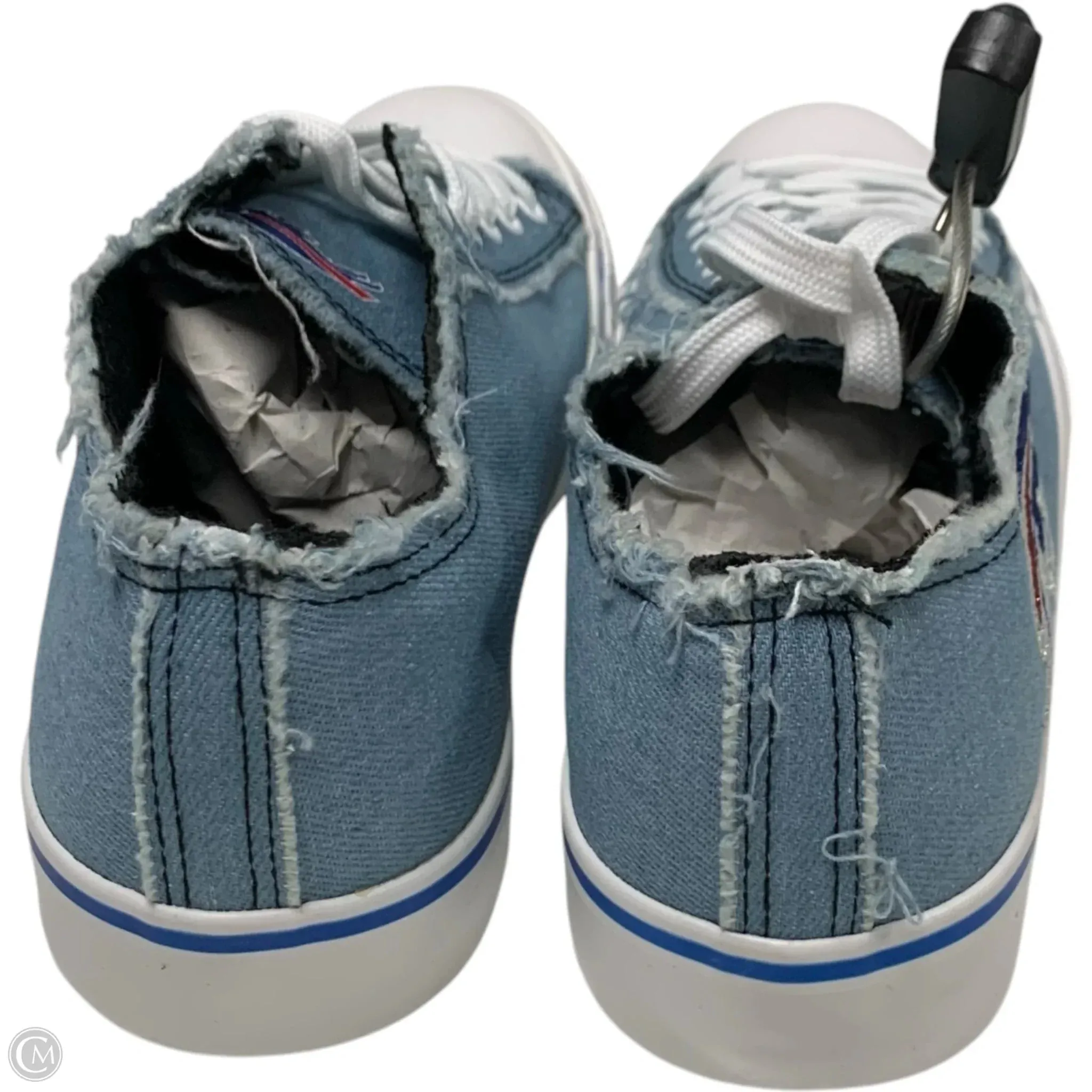 Shoes Athletic By Foco In Blue, Size: 9