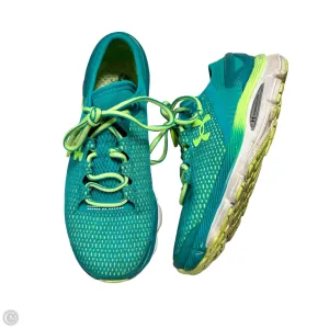 Shoes Athletic By Under Armour In Green & Blue, Size: 6