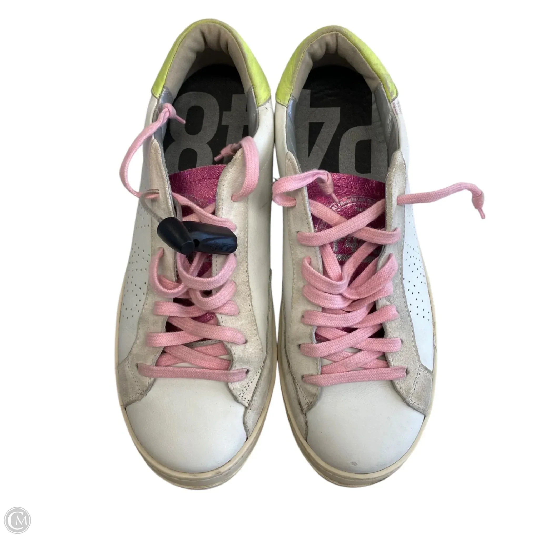 Shoes Designer By P448 In Cream, Size: 9.5