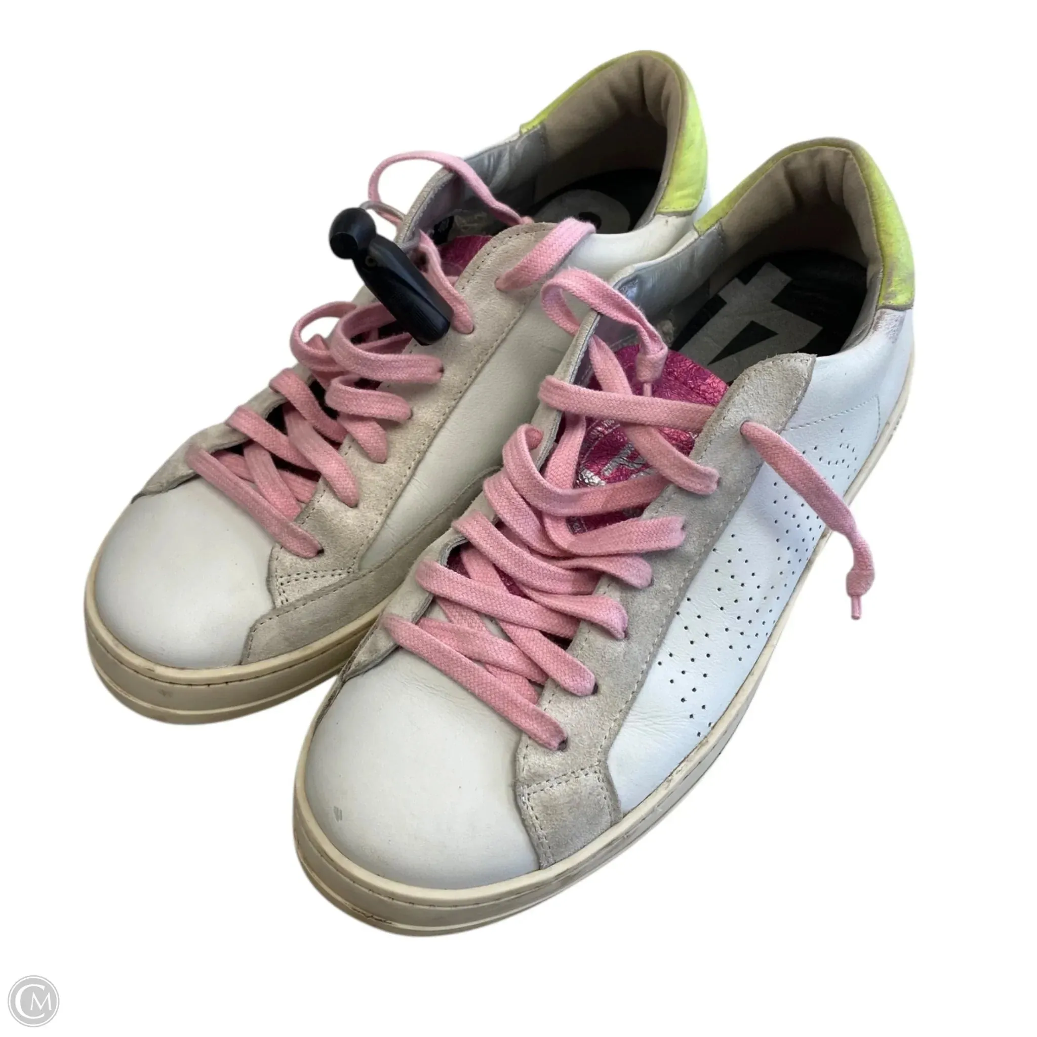 Shoes Designer By P448 In Cream, Size: 9.5
