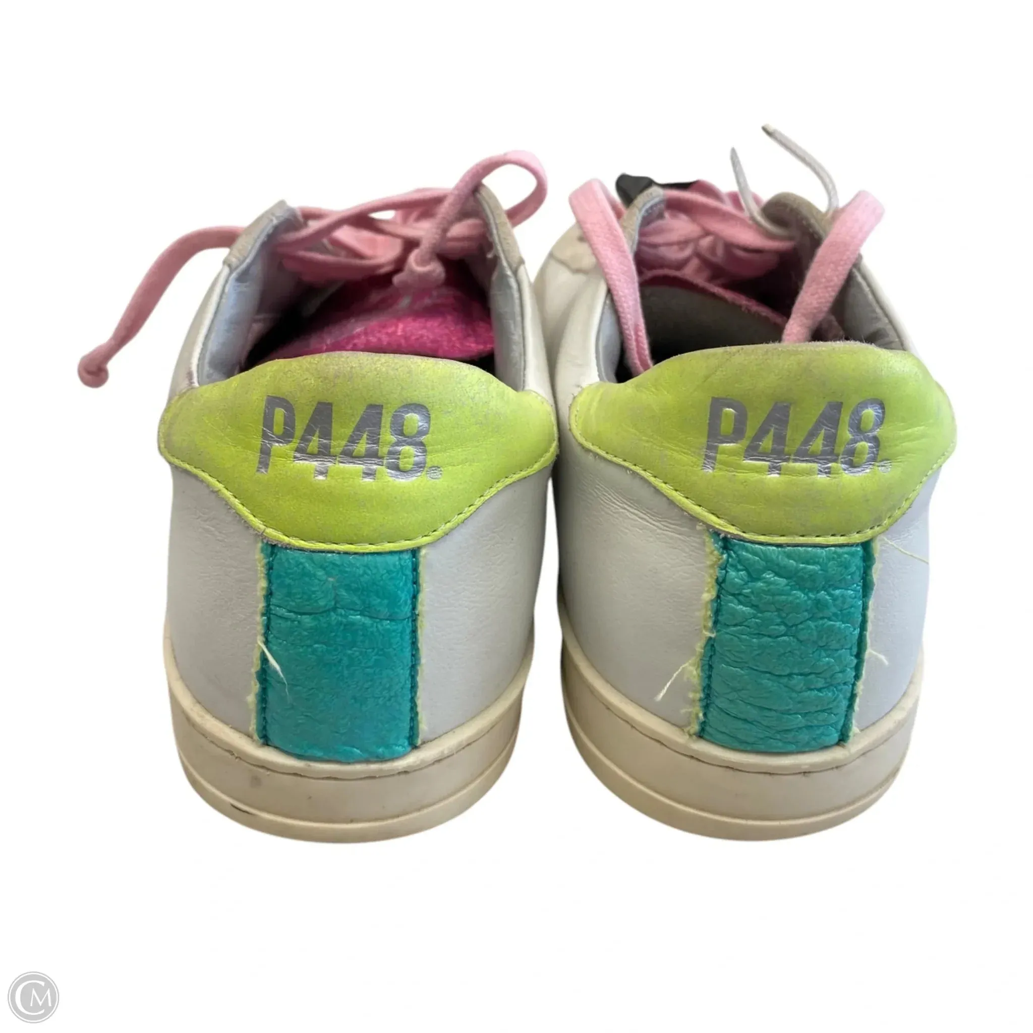 Shoes Designer By P448 In Cream, Size: 9.5