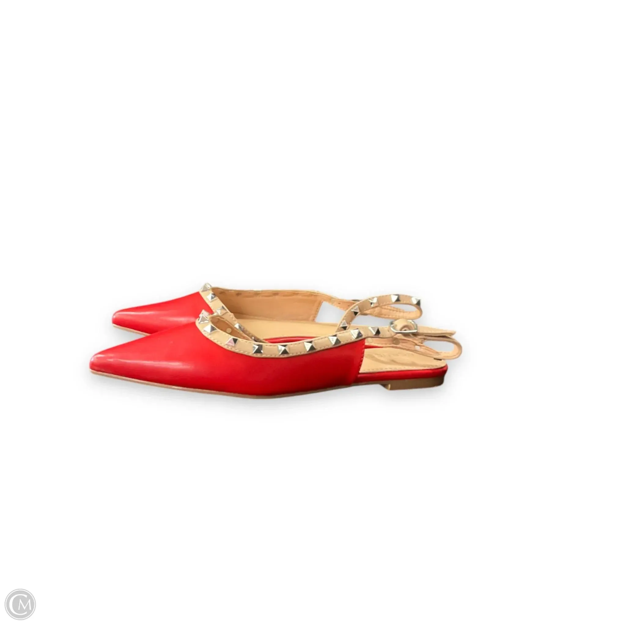 Shoes Flats By Berness In Red, Size: 6
