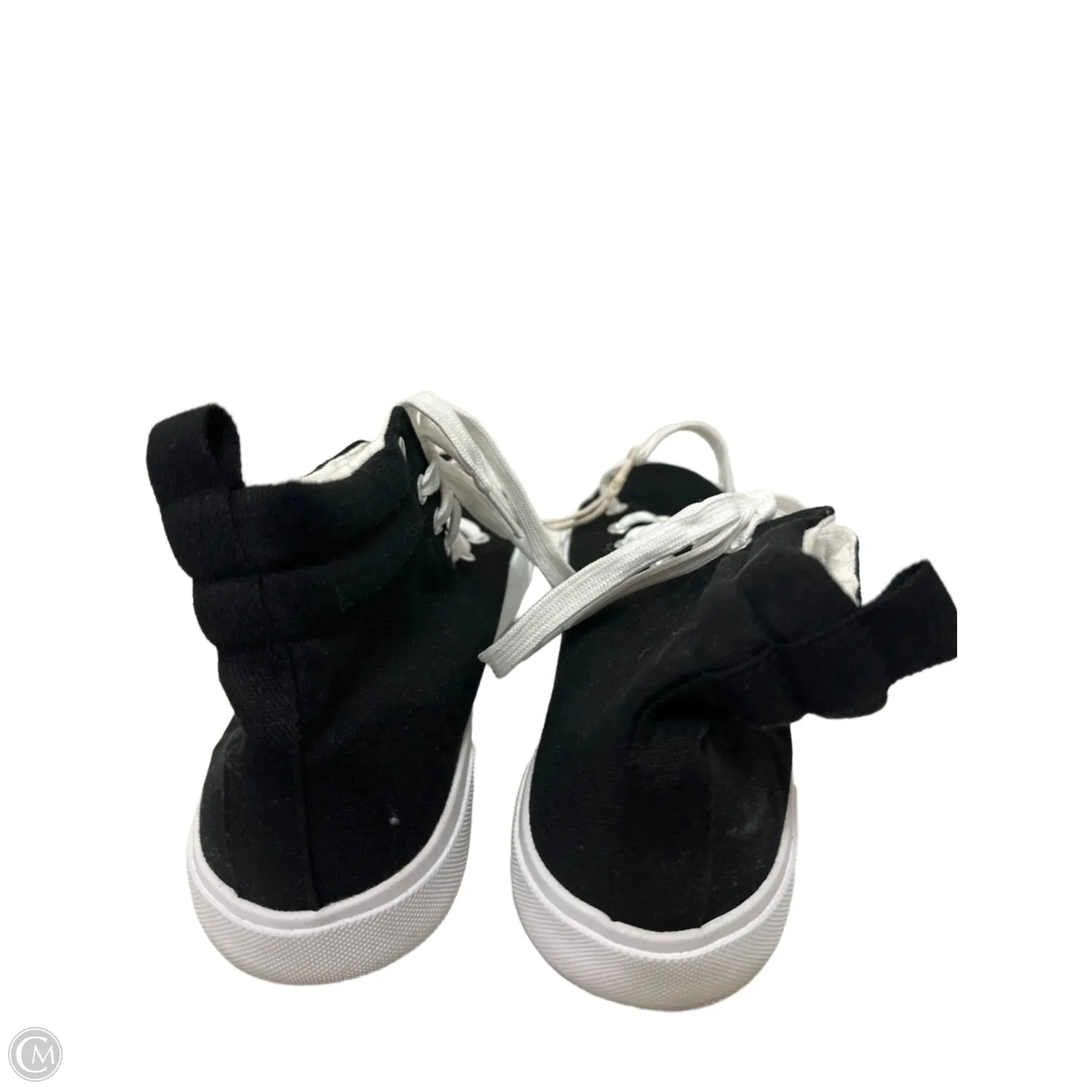 Shoes Flats By Clothes Mentor In Black & White, Size: 11