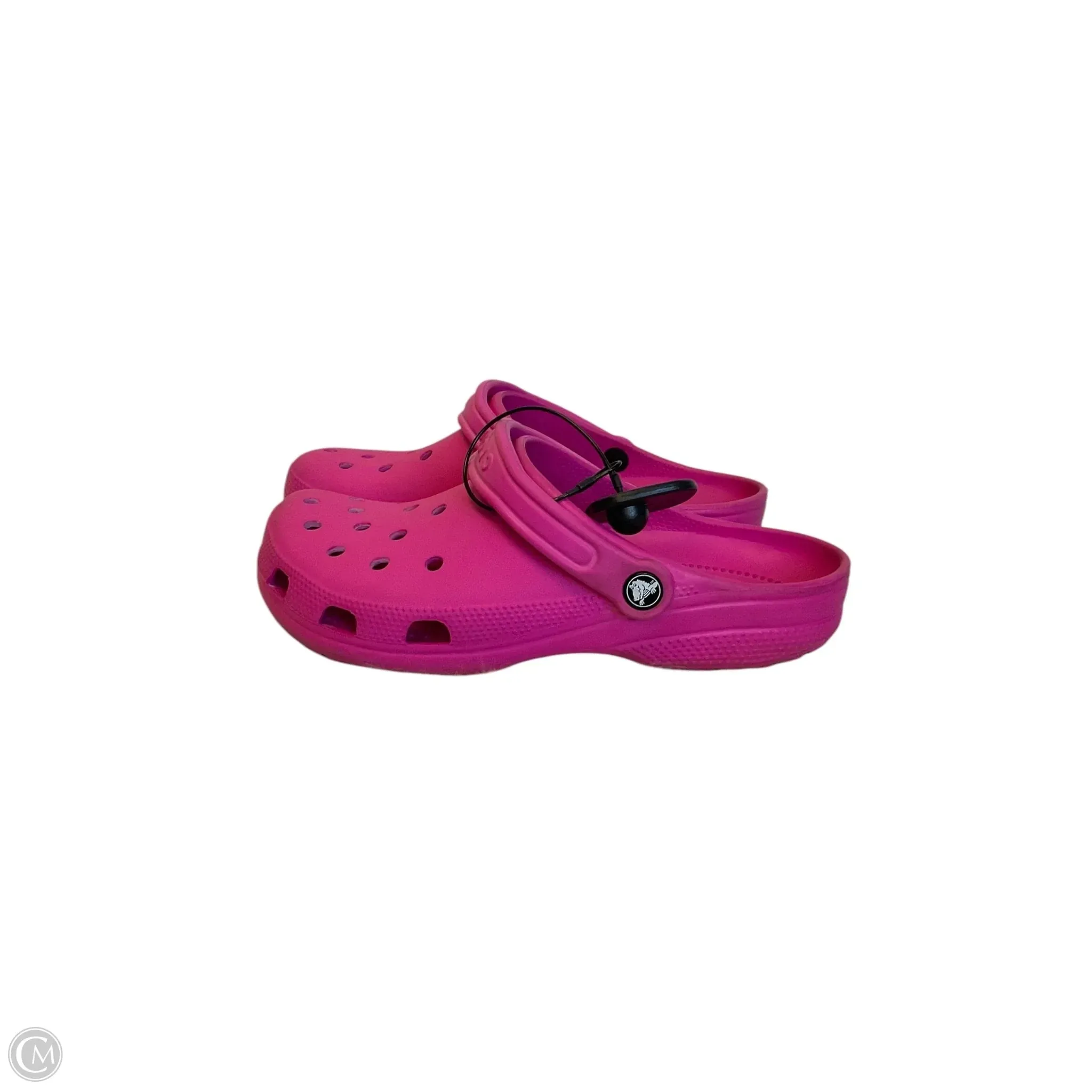 Shoes Flats By Crocs In Pink, Size: 9
