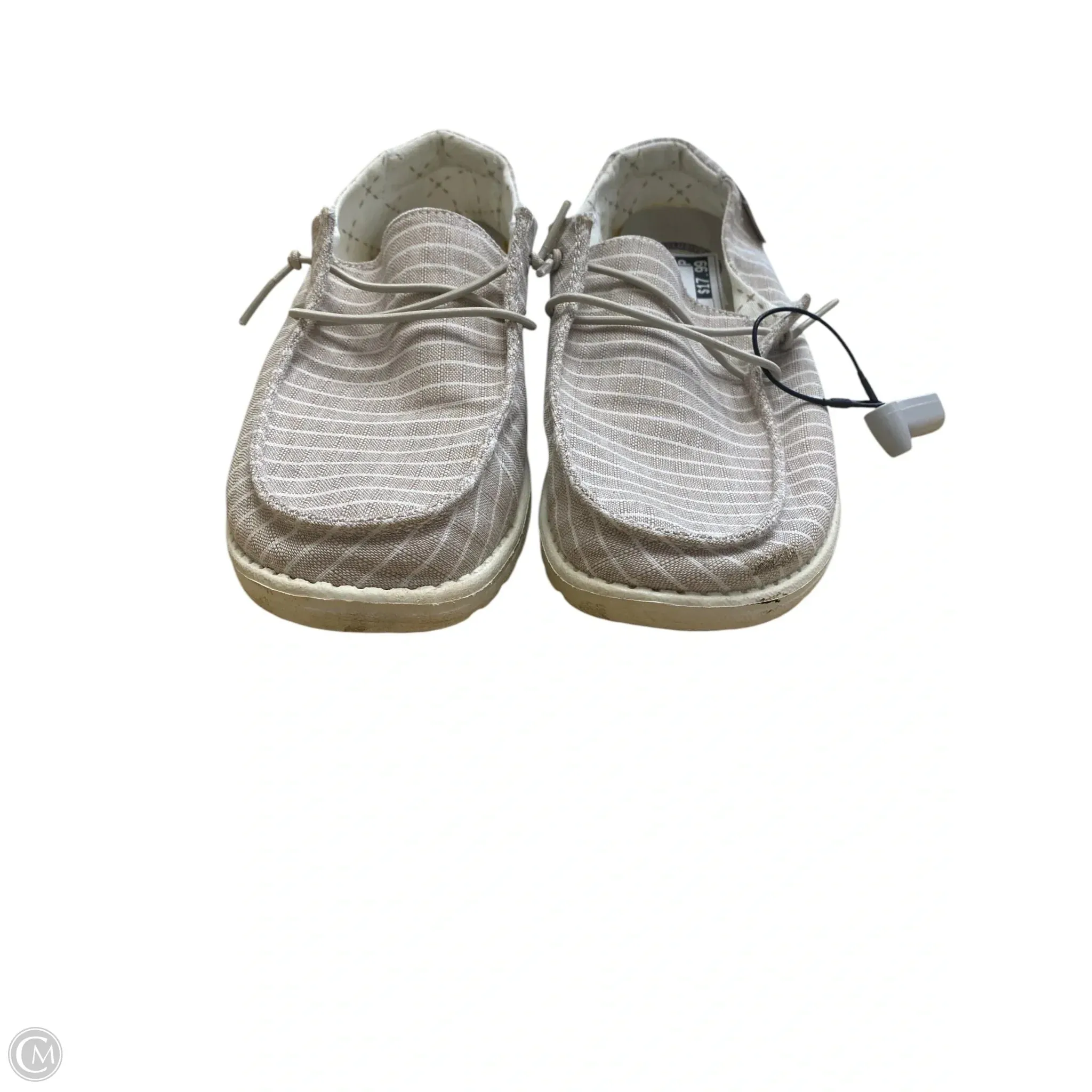 Shoes Flats By Hey Dude In Cream, Size: 9