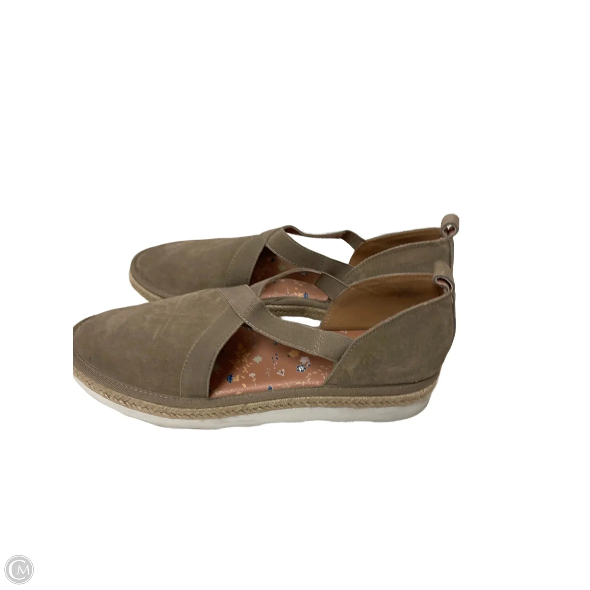 Shoes Flats By Lucky Brand In Taupe, Size: 11