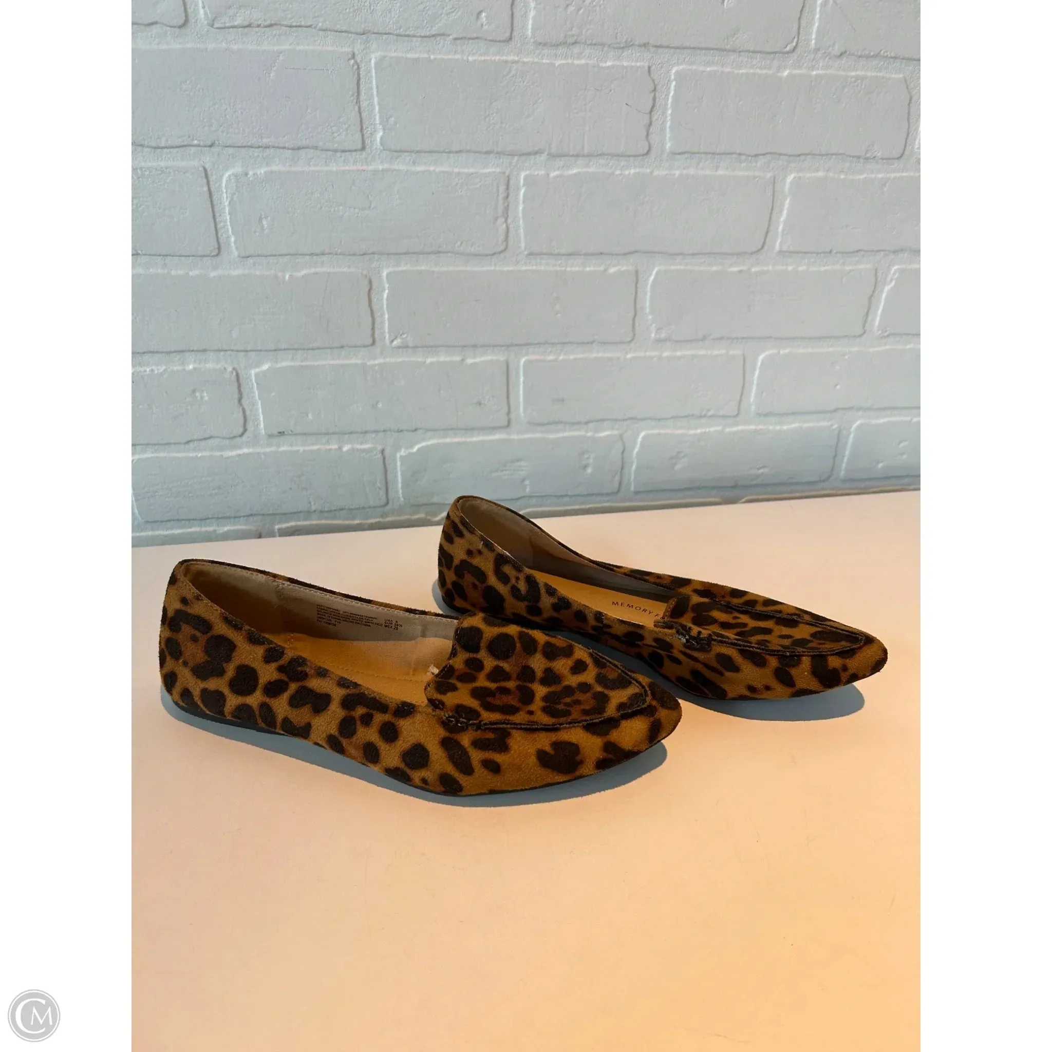 Shoes Flats By Time And Tru In Animal Print, Size: 8
