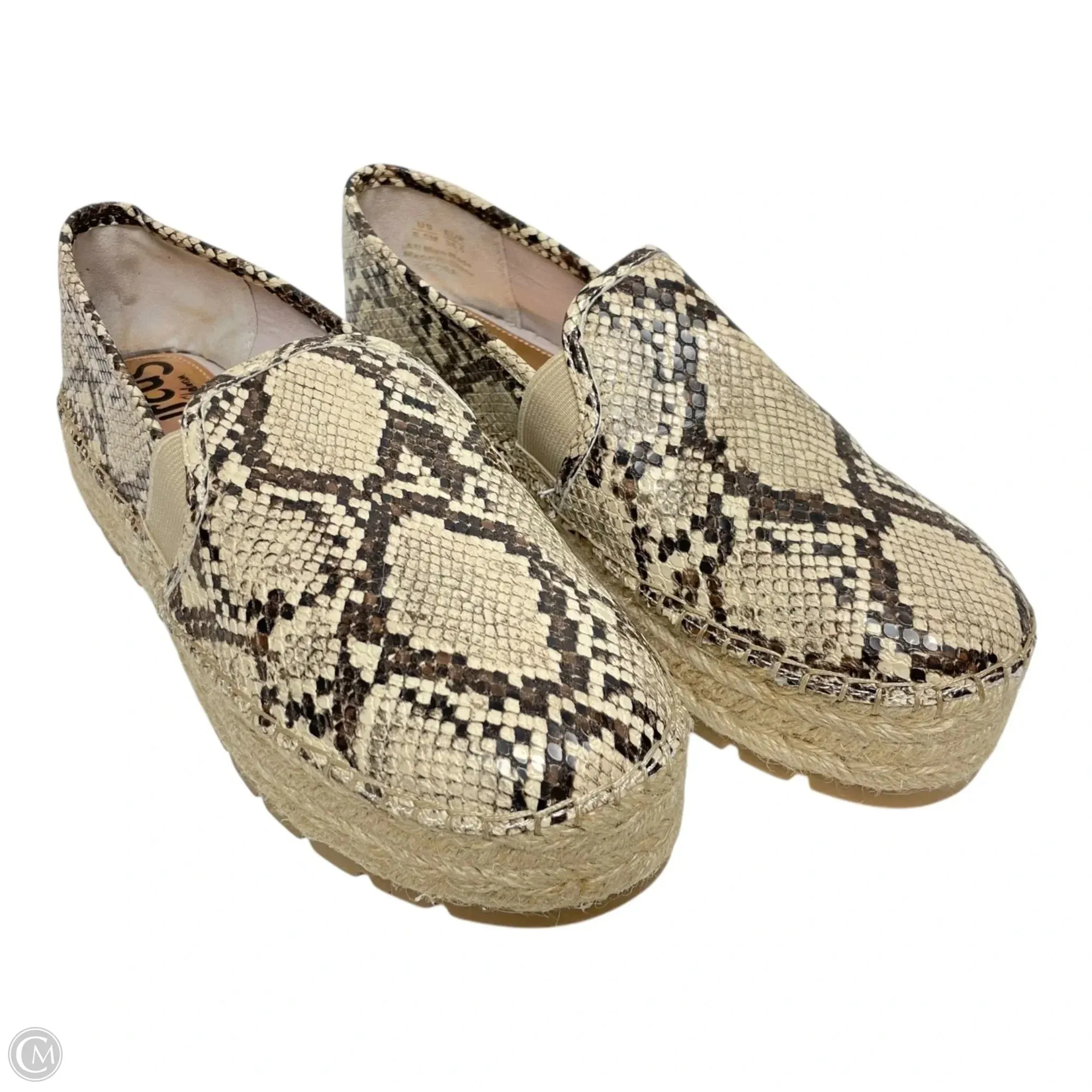 Shoes Heels Platform By Circus By Sam Edelman In Snakeskin Print, Size: 8.5