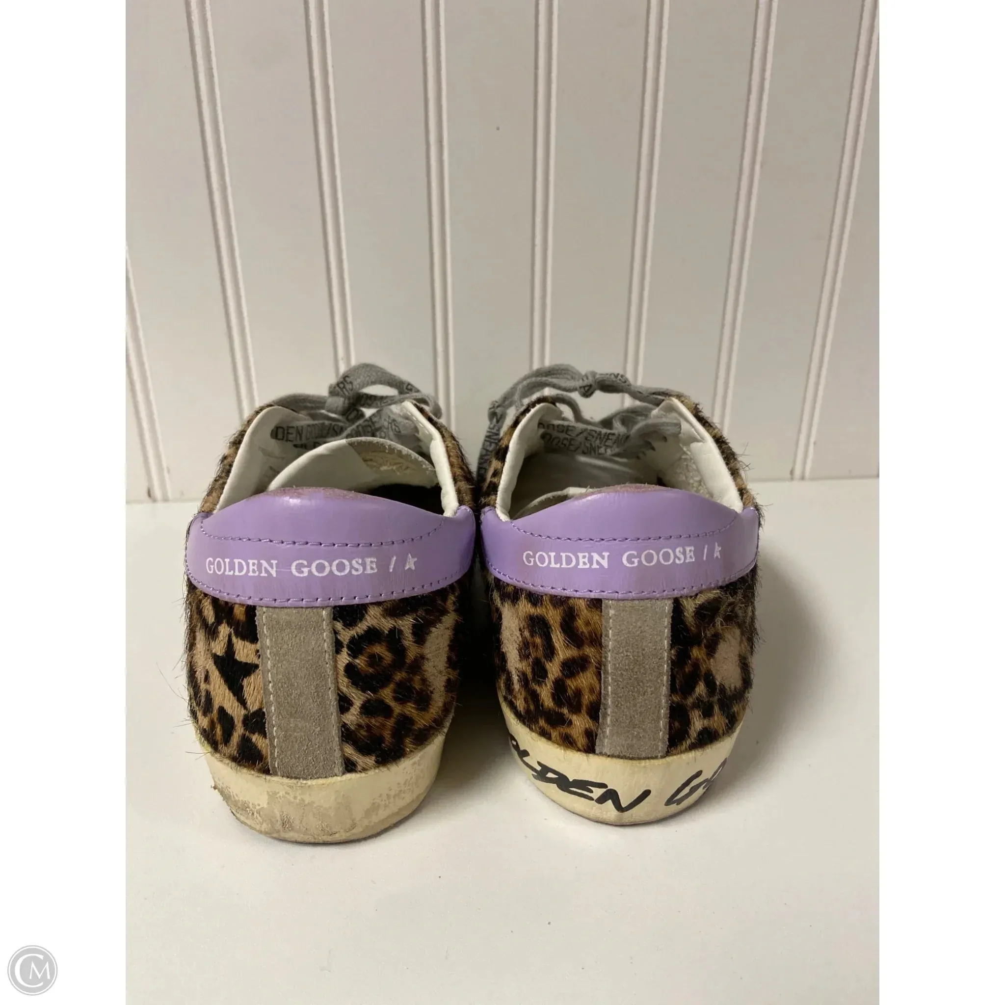 Shoes Luxury Designer By Golden Goose In Animal Print, Size: 6