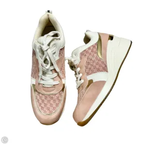 Shoes Sneakers By Cestfini In Pink & White, Size: 8