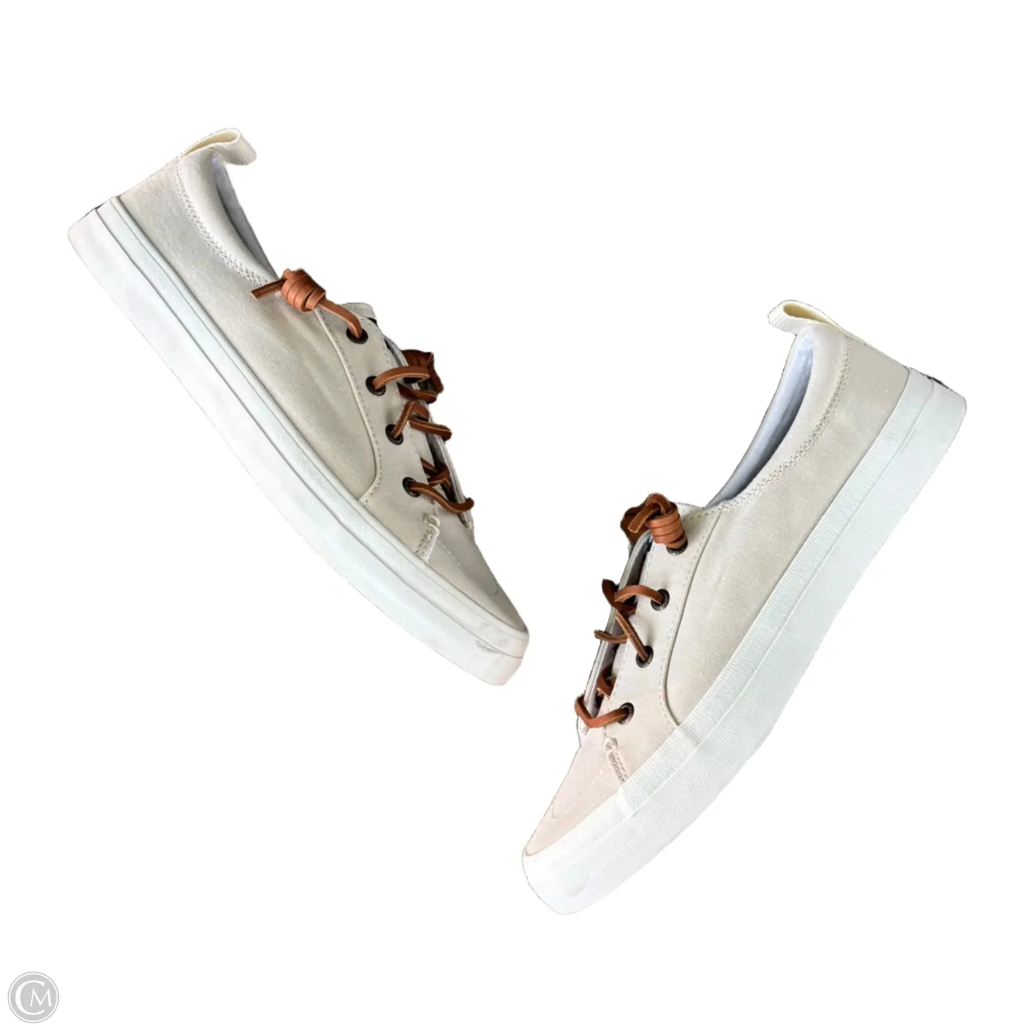 Shoes Sneakers By Sperry In Beige, Size: 9