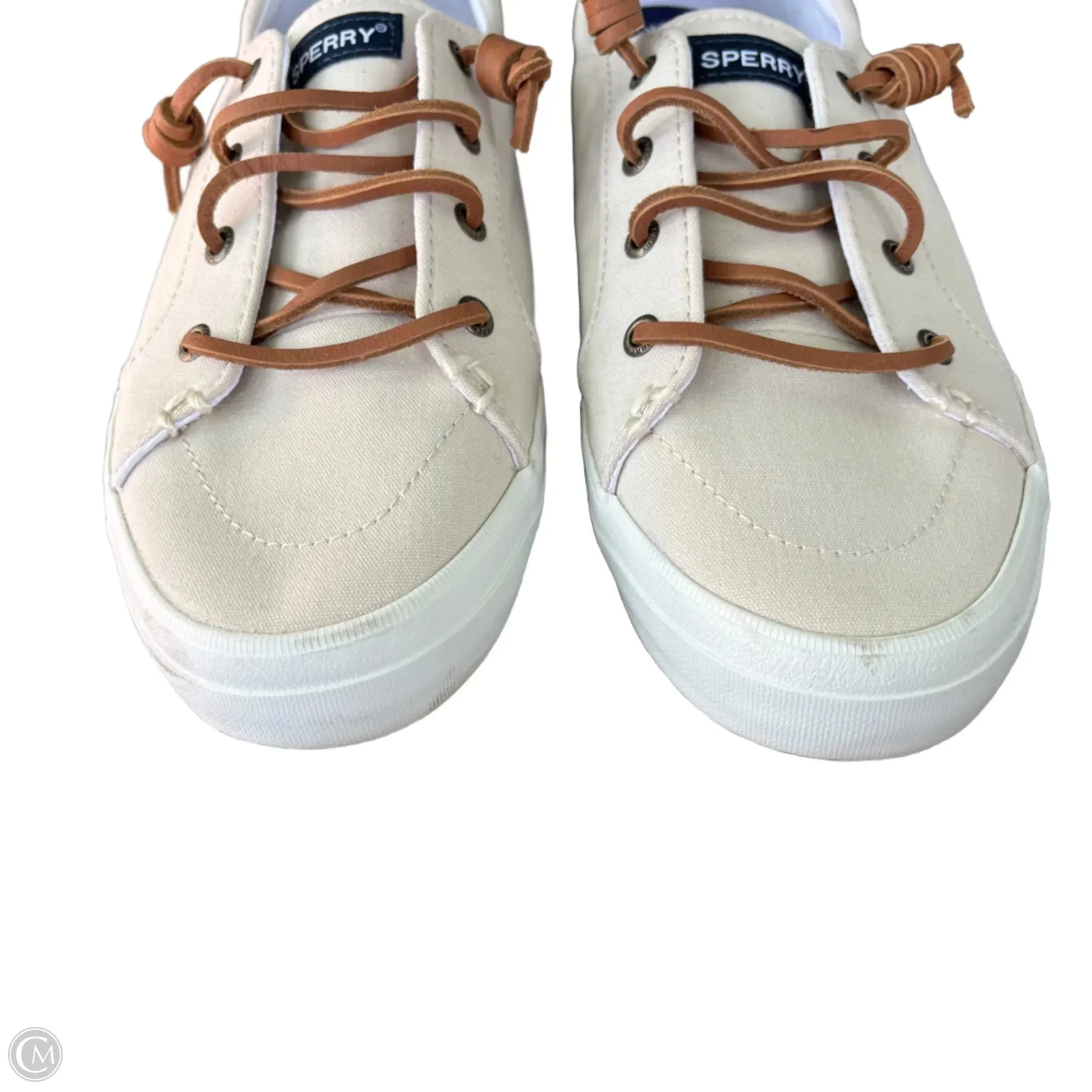 Shoes Sneakers By Sperry In Beige, Size: 9