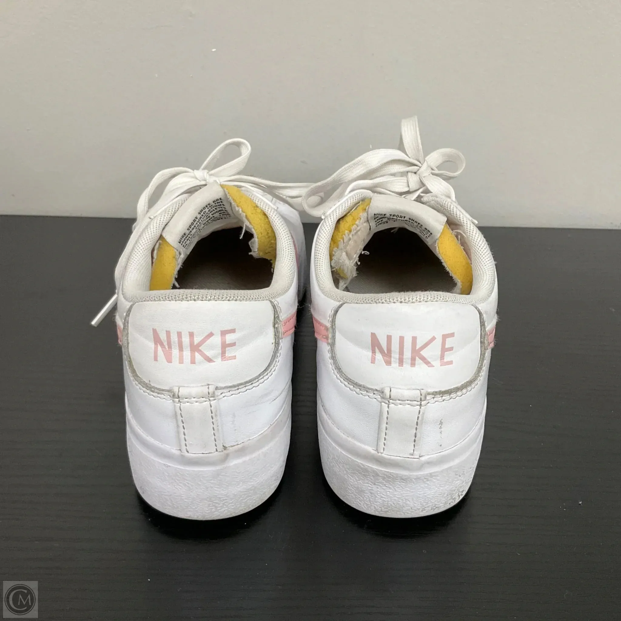 Shoes Sneakers Platform By Nike In Pink & White, Size: 8.5