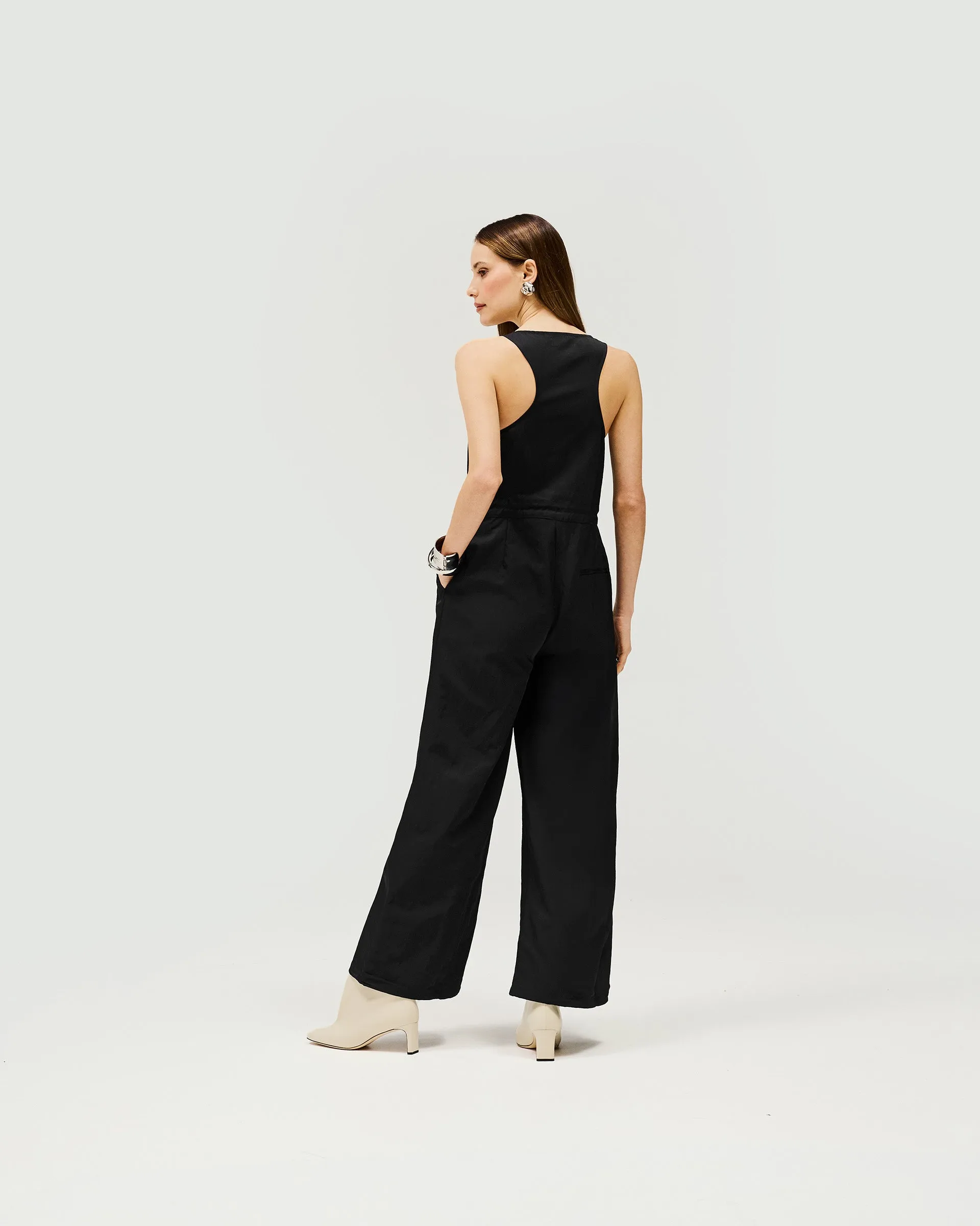 Subway Jumpsuit - Jet Black