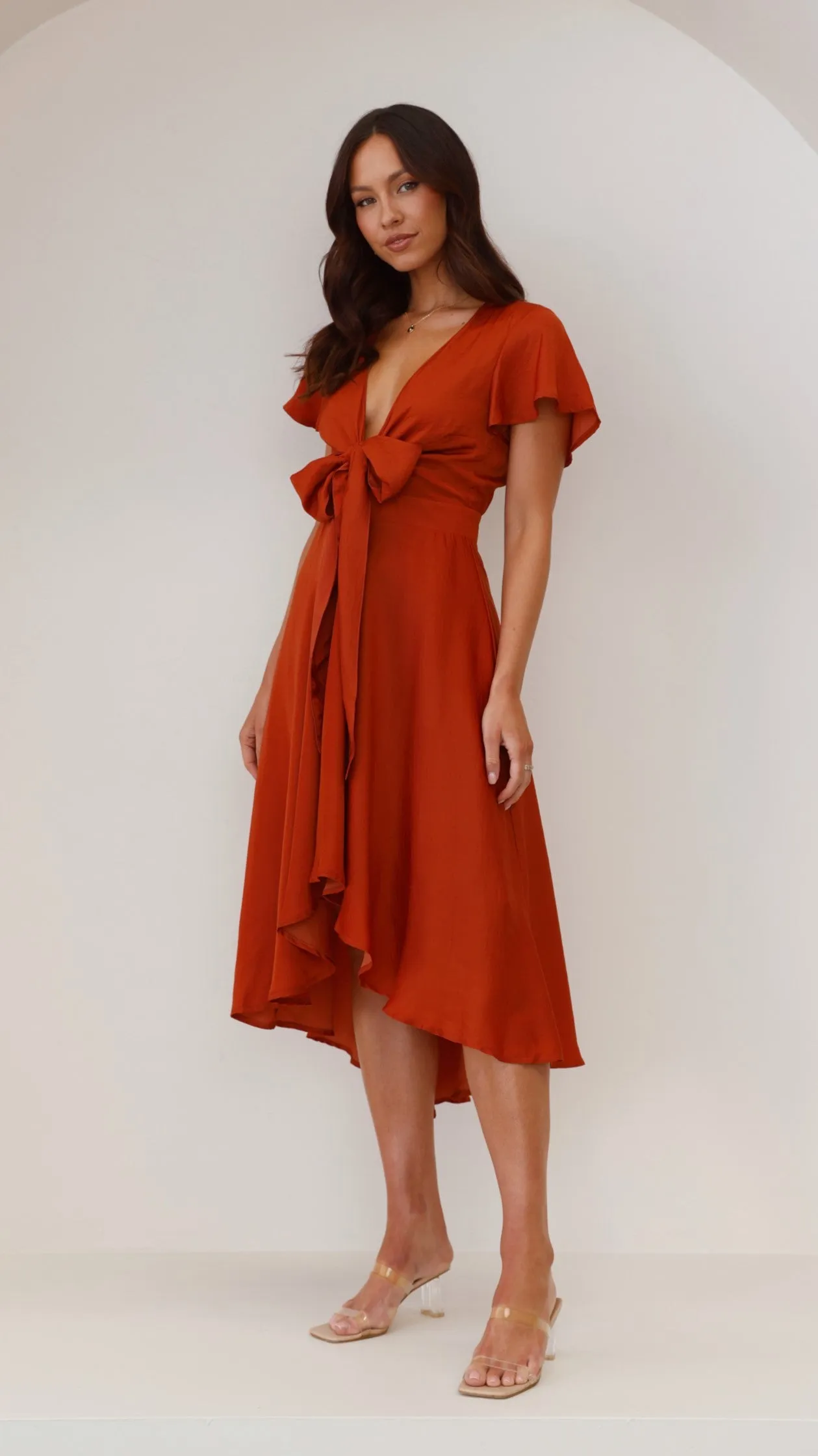 Sunny Daze Dress - Rust