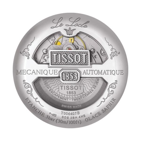 Tissot Le Locle Powermatic 80 Black Dial 39.3mm Automatic Gents Watch T0064071105300