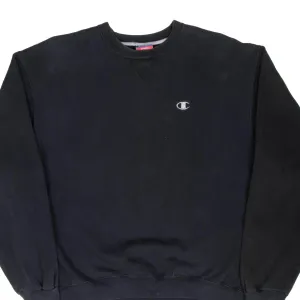 VINTAGE CHAMPION CLASSIC BLACK SWEATSHIRT 2000S XL