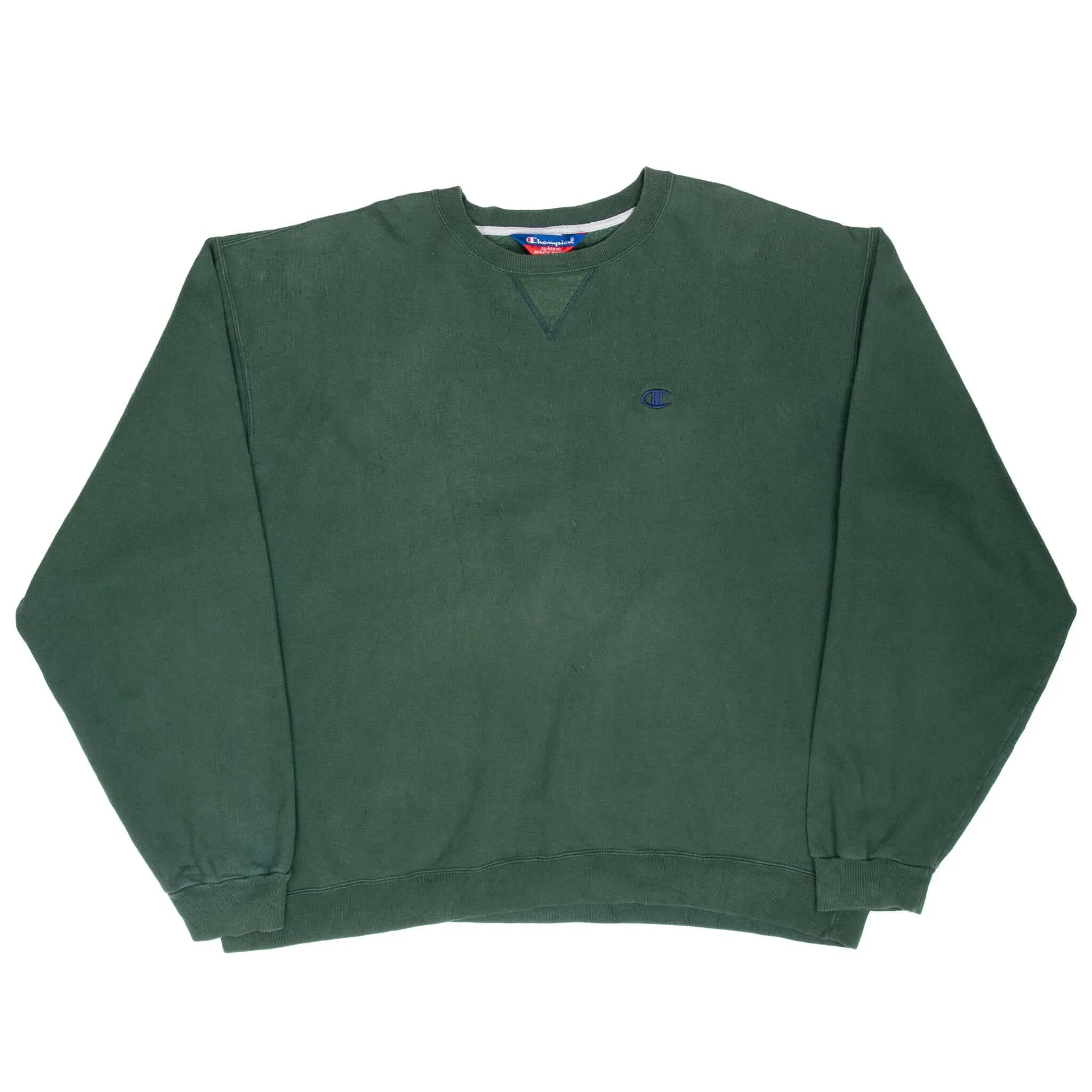 VINTAGE CHAMPION CLASSIC GREEN SWEATSHIRT 2000S 2XL