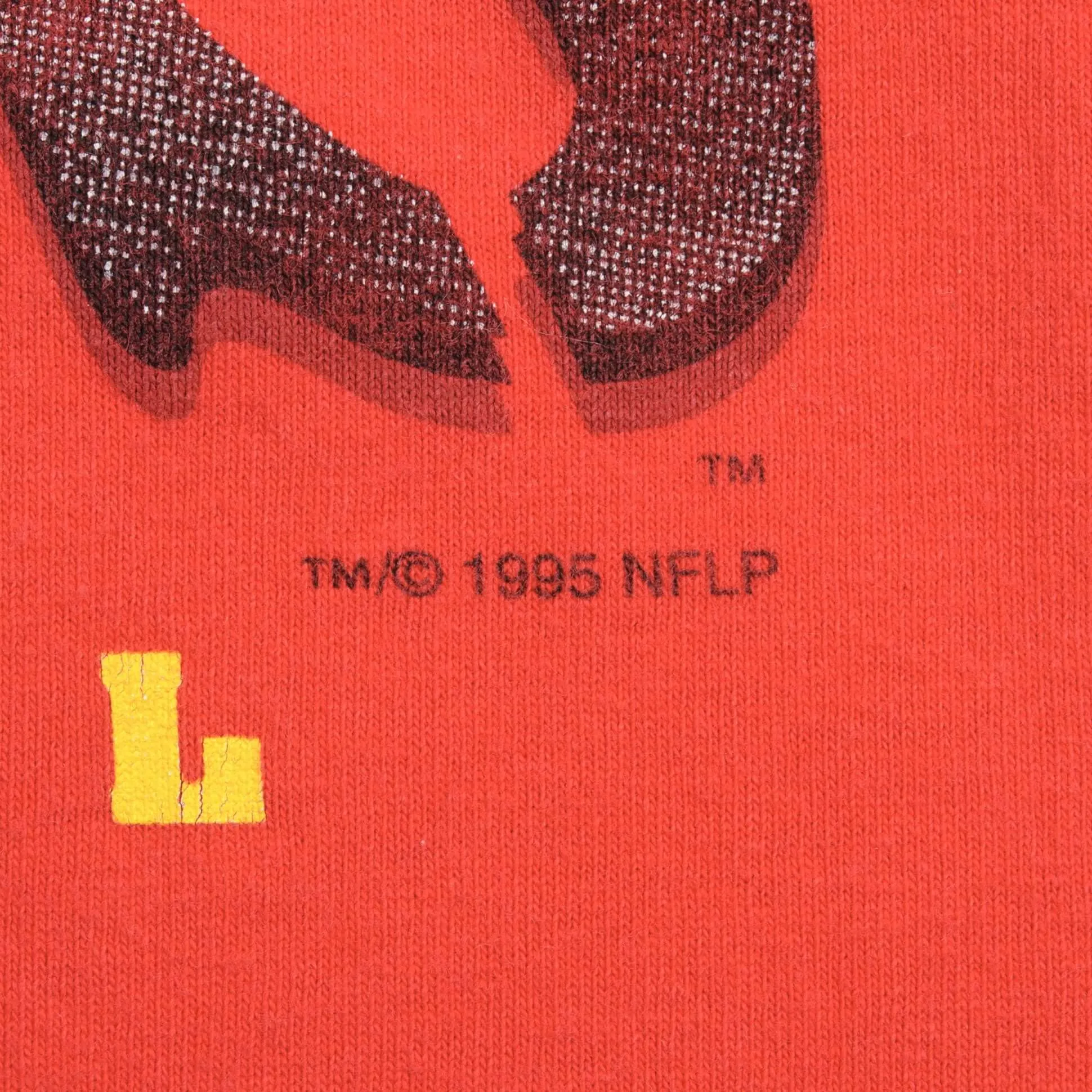 VINTAGE NFL KANSAS CITY CHIEFS 1995 TEE SHIRT SIZE 2XL MADE IN USA