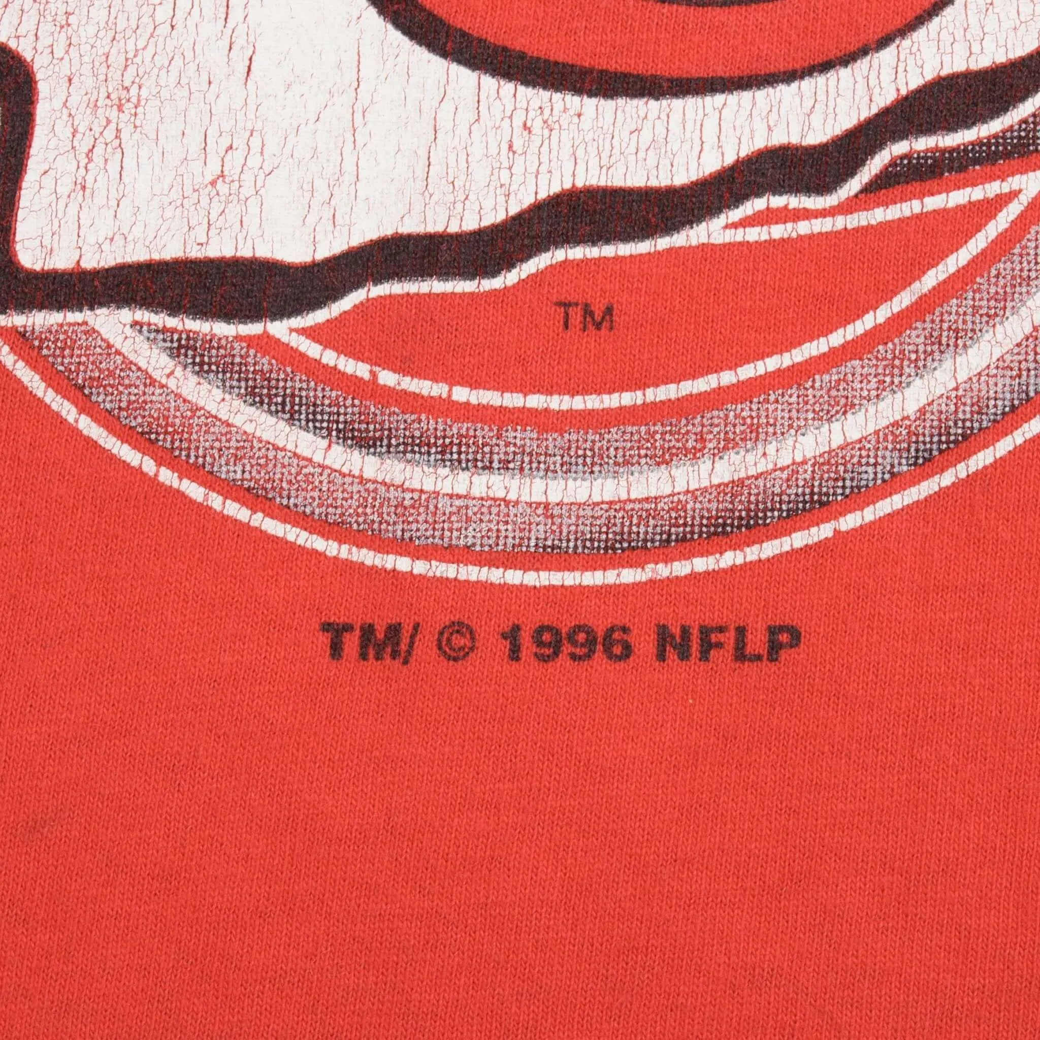 VINTAGE NFL KANSAS CITY CHIEFS 1996 TEE SHIRT SIZE 2XL MADE IN USA