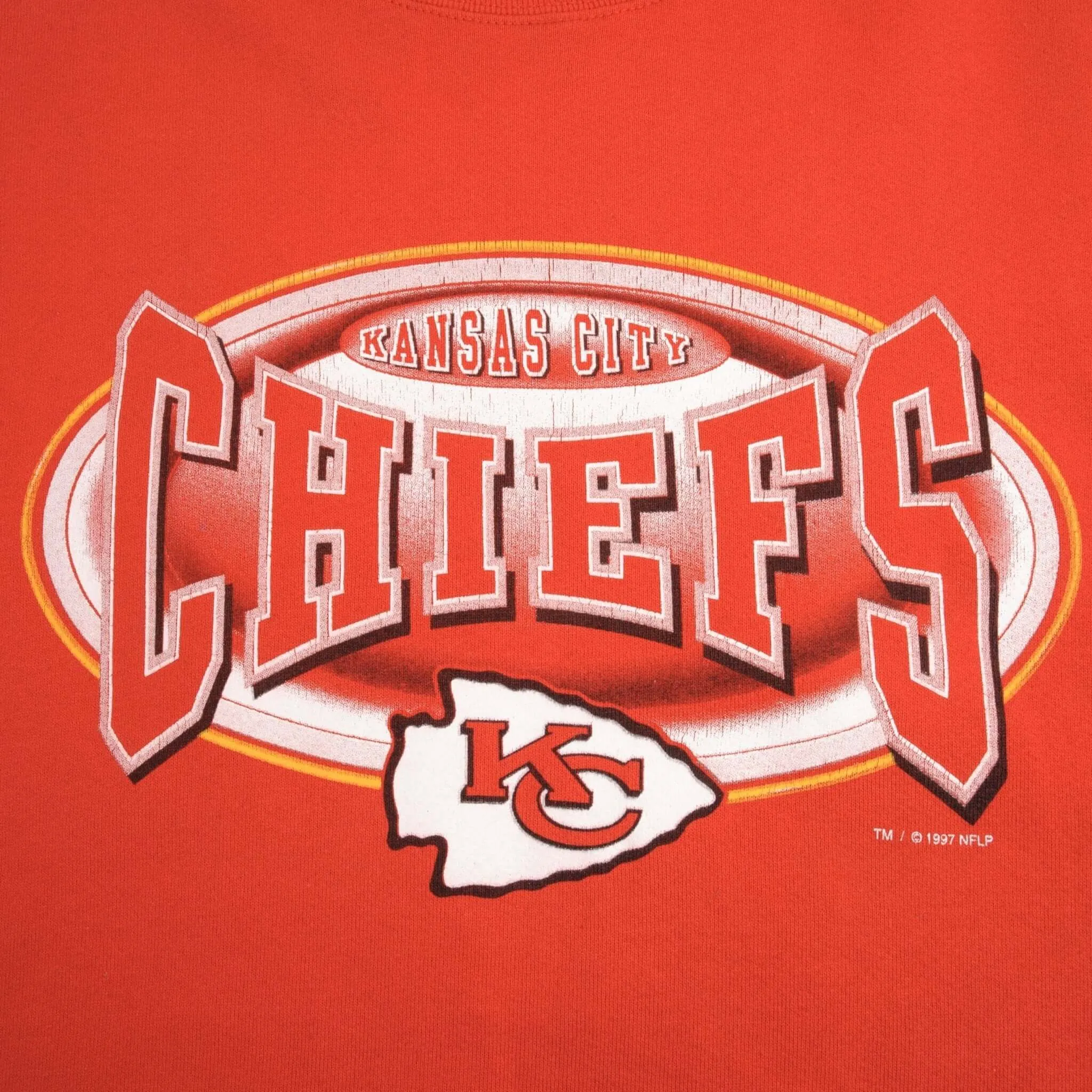 VINTAGE NFL KANSAS CITY CHIEFS 1997 SWEATSHIRT SIZE 2XL MADE IN USA