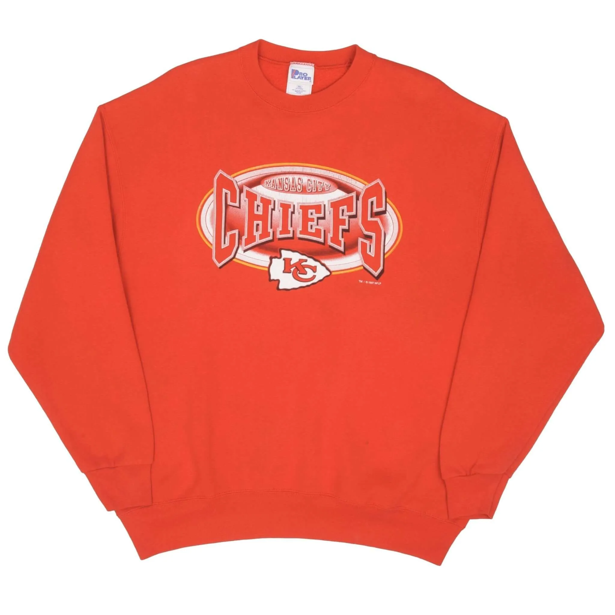VINTAGE NFL KANSAS CITY CHIEFS 1997 SWEATSHIRT SIZE 2XL MADE IN USA