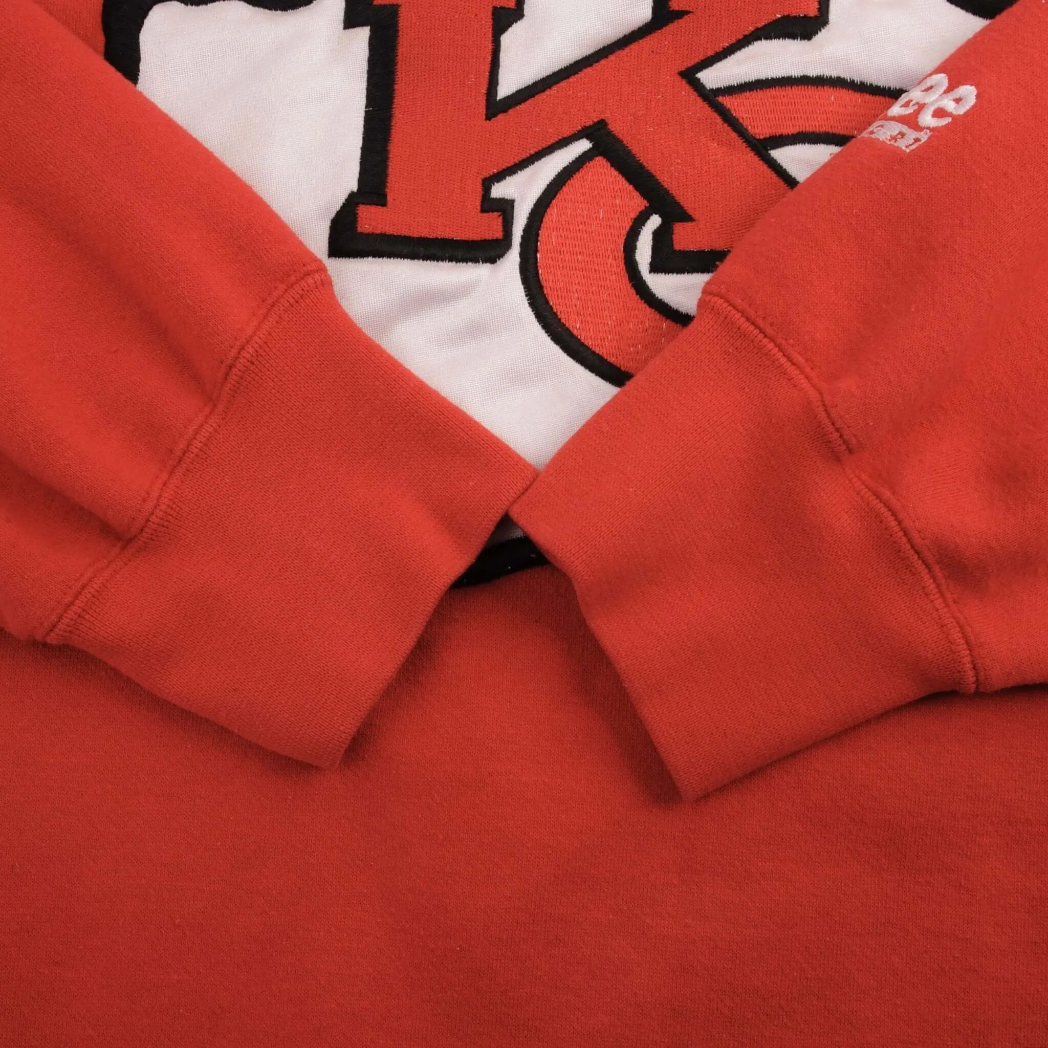 VINTAGE NFL KANSAS CITY CHIEFS EMBROIDERED SWEATSHIRT LARGE 1990S
