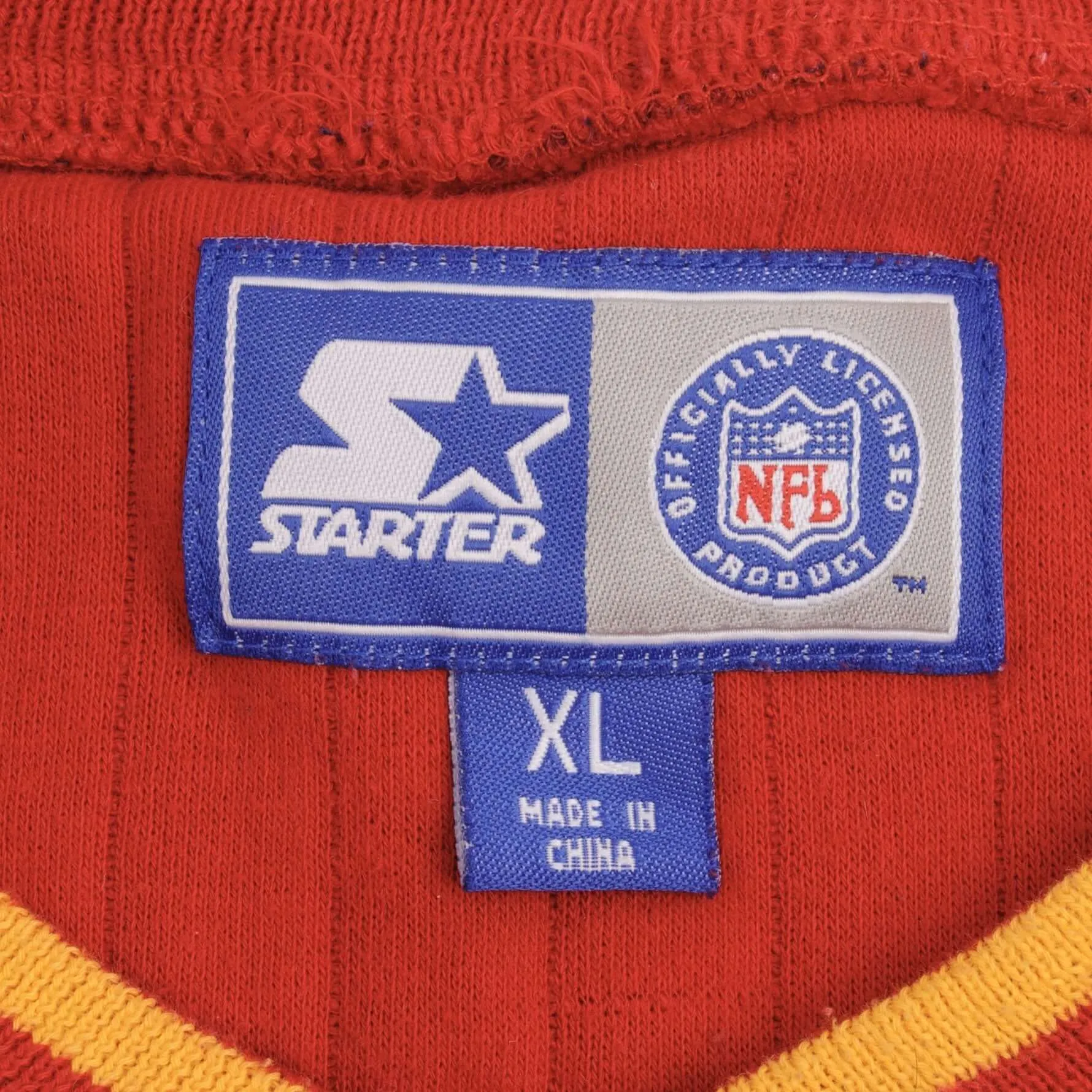 VINTAGE NFL KANSAS CITY CHIEFS EMBROIDERED SWEATSHIRT SIZE XL 1990S