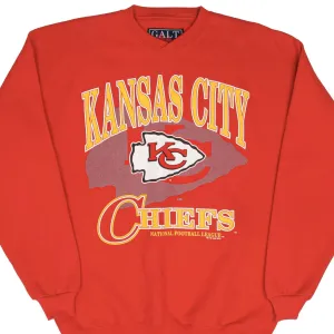 VINTAGE NFL KANSAS CITY CHIEFS TAYLOR SWIFT SWEATSHIRT LARGE 1995 MADE IN USA