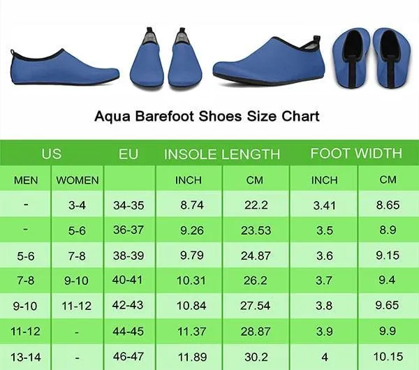 Whale Party Aqua Barefoot Shoes