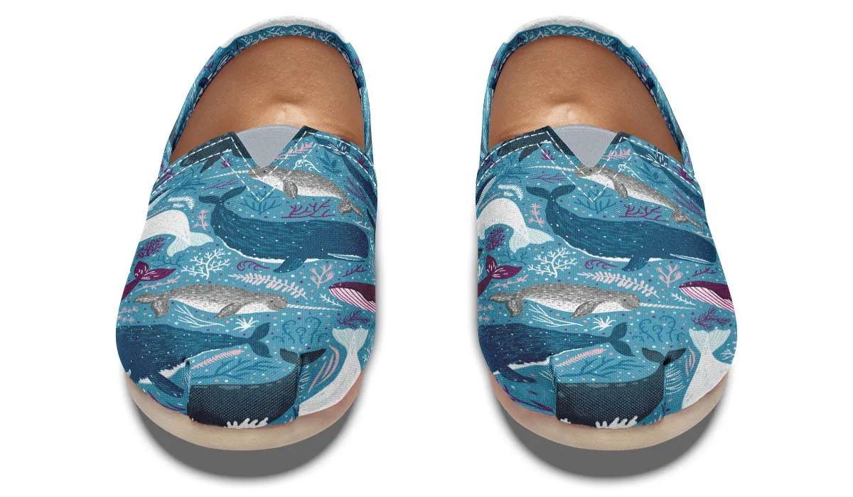 Whale Party Casual Shoes